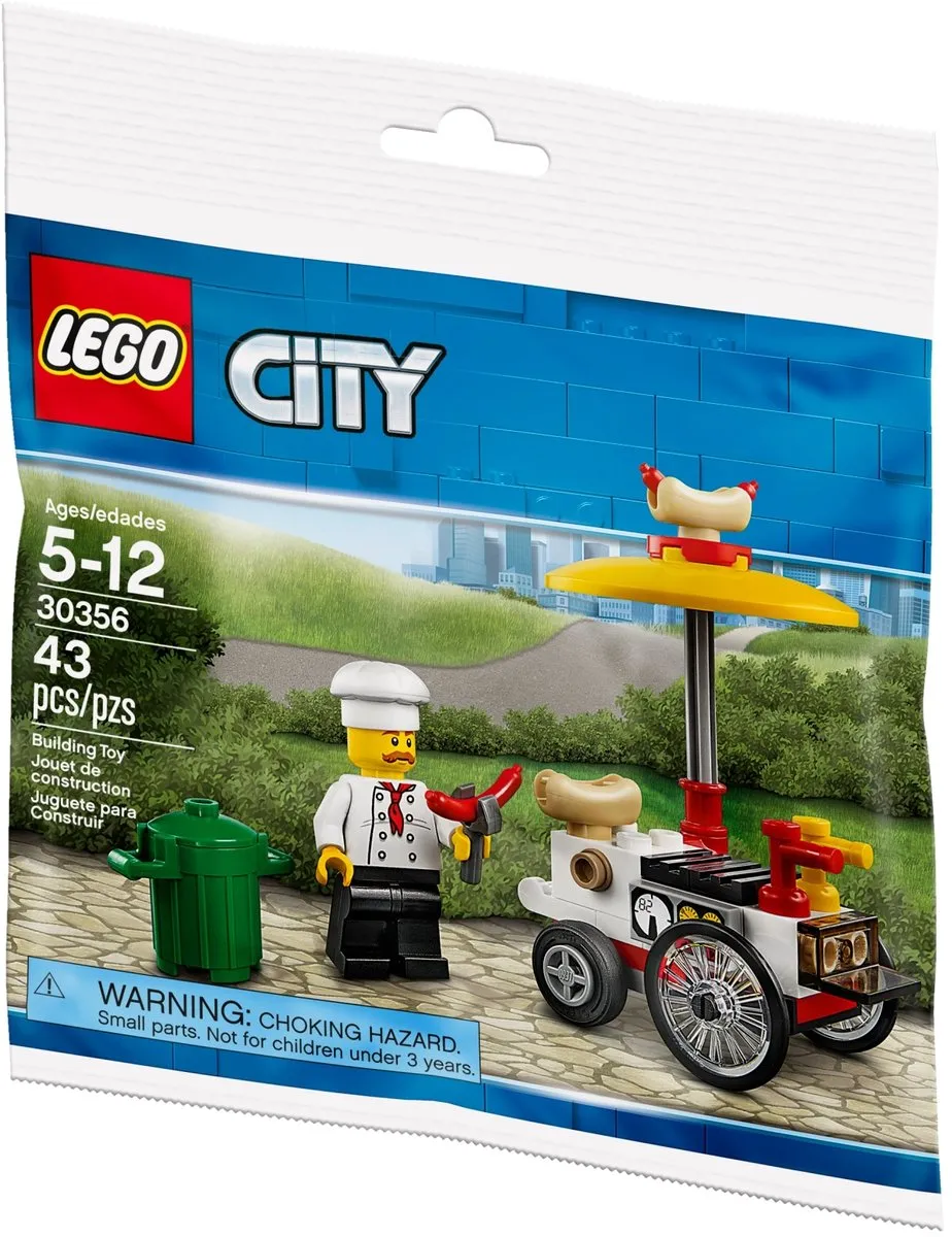 LEGO City Hot Dog Stand 30356 - 43 Stukken - Multikleur