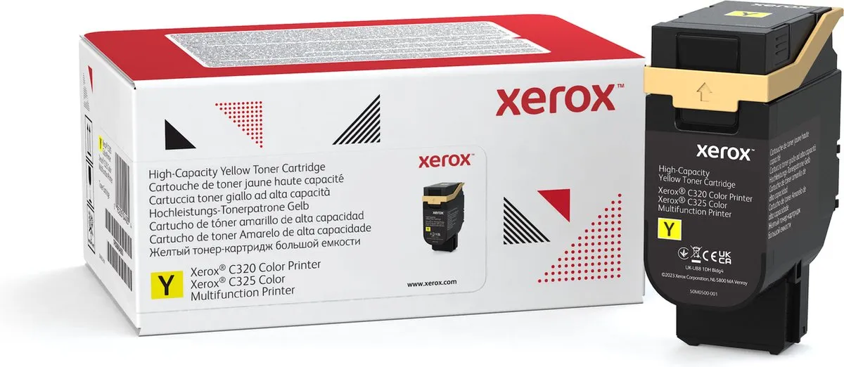 Xerox C320/C325 Tonercassette Geel 5.500 Pagina's