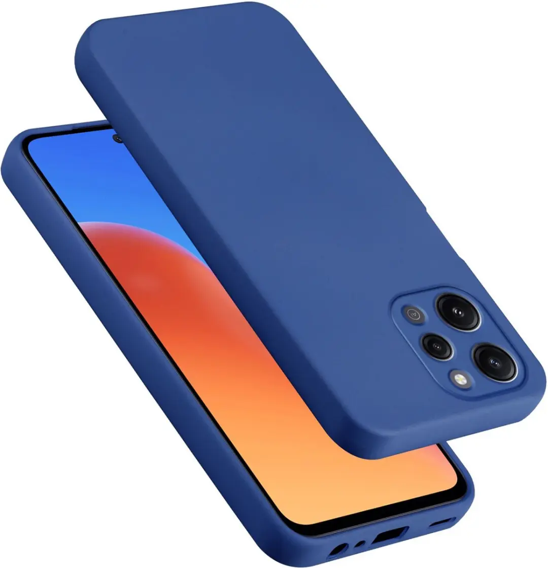Cadorabo Hoesje geschikt voor Redmi 12 in LIQUID BLAUW