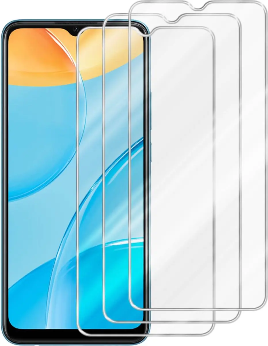 Cadorabo 3x Screenprotector geschikt voor OPPO A15 / A15s