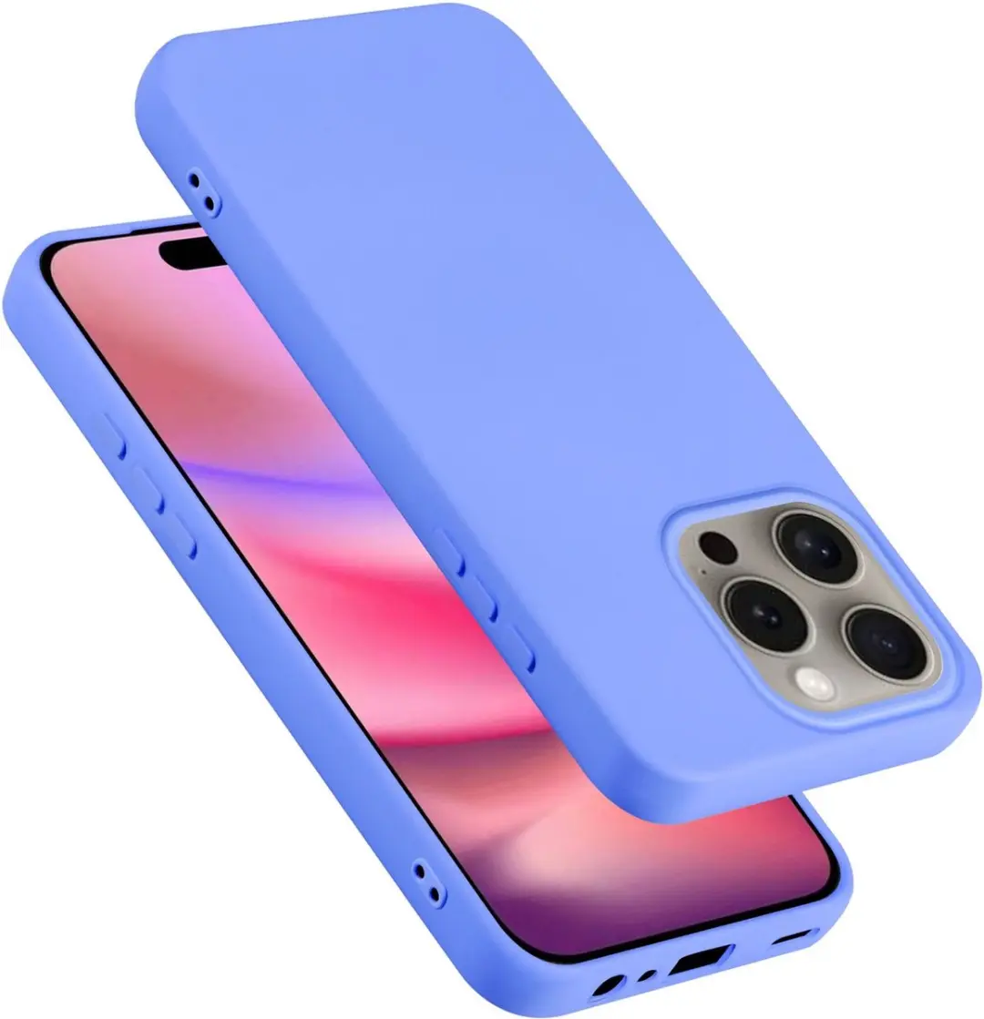Cadorabo Hoesje geschikt voor Apple iPhone 16 PRO MAX in LIQUID LICHT PAARS