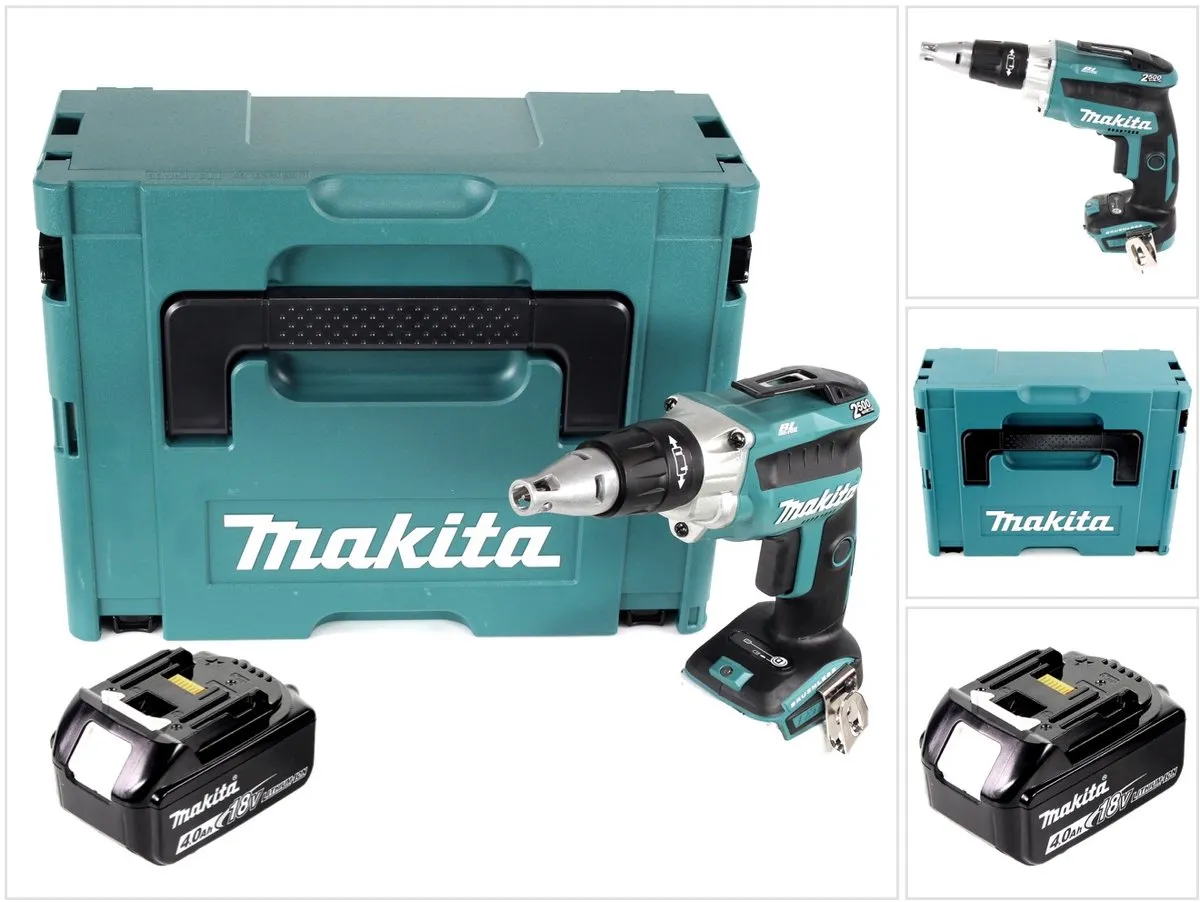 Makita DFS250M1J Accu-Droogbouwschroevendraaier 18V