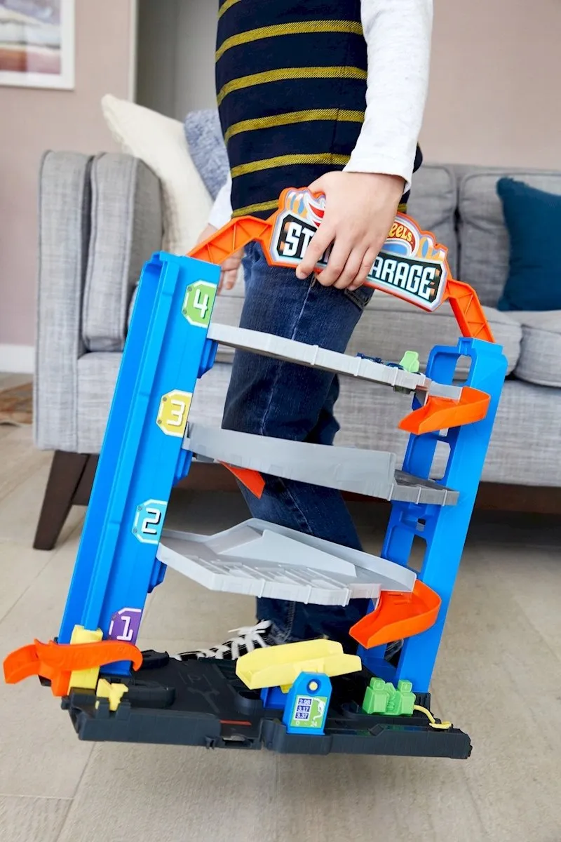 Hot Wheels Rondell Garage met Lift - 4 Niveaus