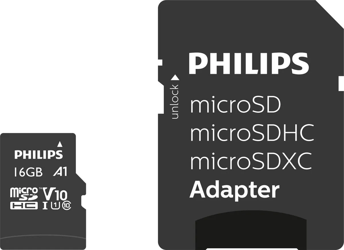 Philips FM16MP45B Micro SDHC 16GB