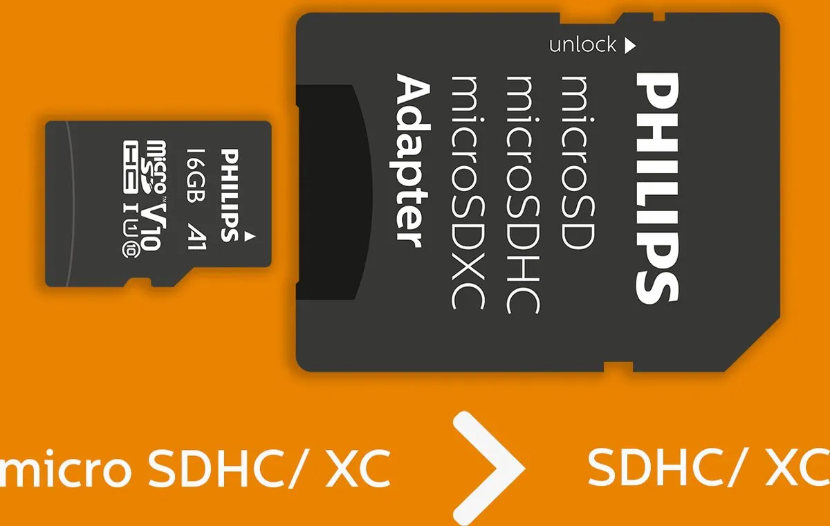 Philips FM16MP45B Micro SDHC 16GB - Class 10 UHS-I