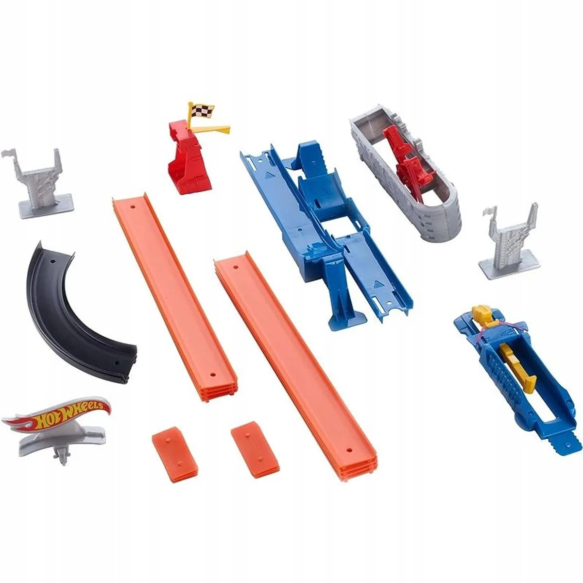 Hot Wheels Mega Race Loop Baan - 2 Auto's