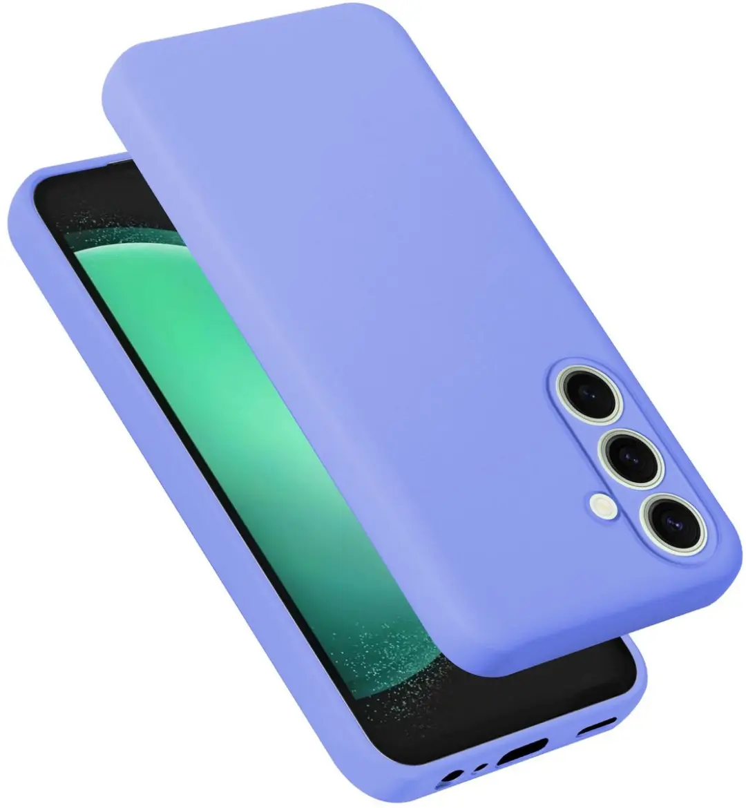 Cadorabo Hoesje geschikt voor Samsung Galaxy S24 FE in LIQUID LICHT PAARS