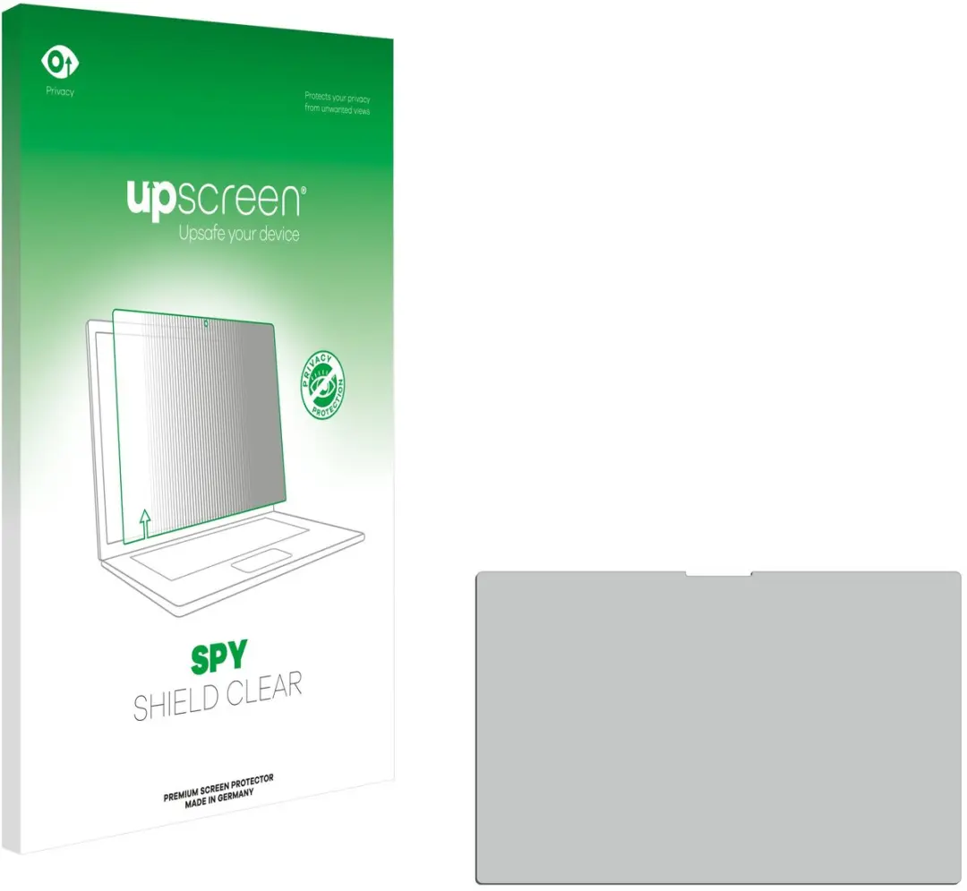 upscreen Spy Shield Privacy Screenprotector 3545106 15.6" - Transparant - afbeelding 6 van 6