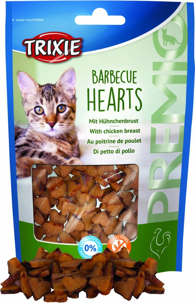 Trixie Premio Hearts Barbecue 50g - afbeelding 2 van 3