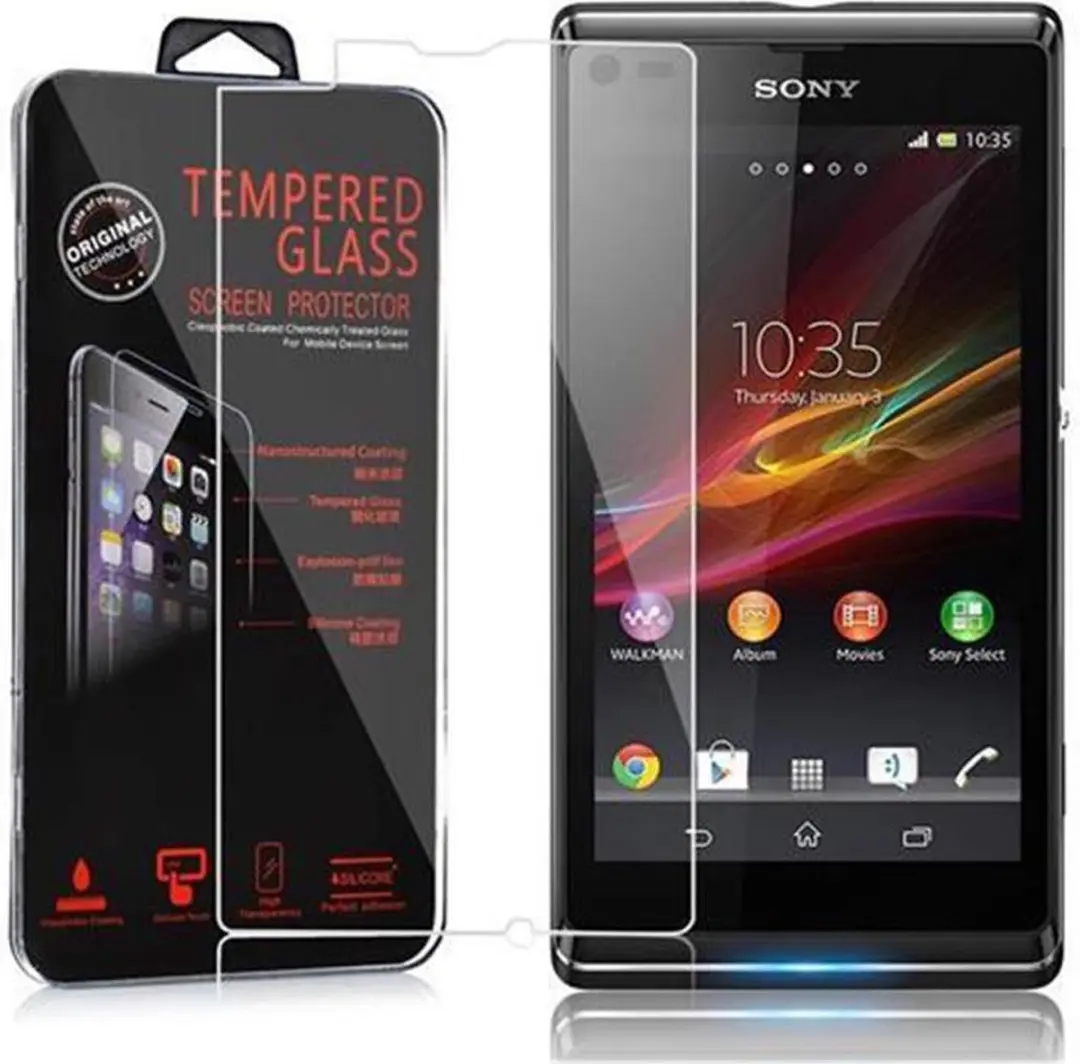 Cadorabo Screenprotector geschikt voor Sony Xperia L
