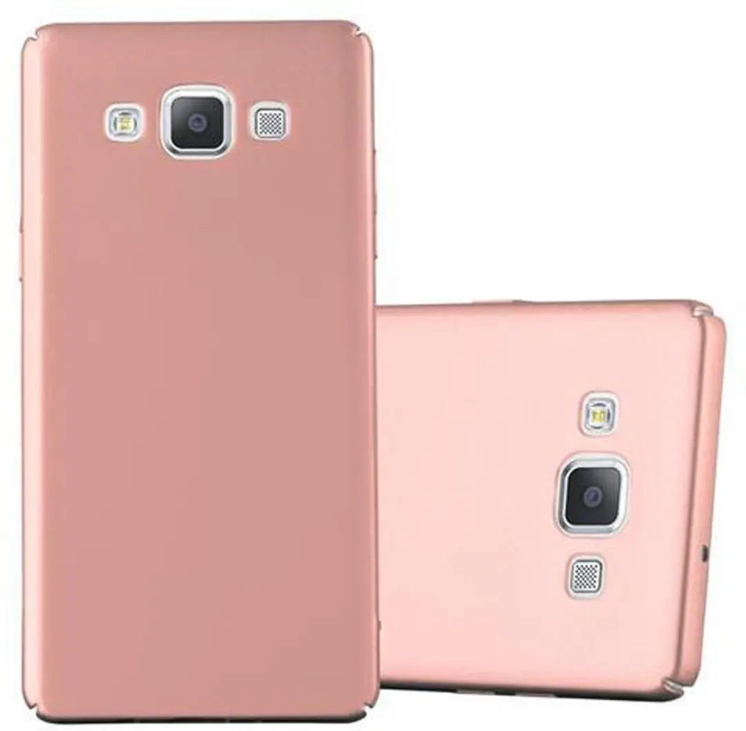 Cadorabo Hoesje geschikt voor Samsung Galaxy A5 2015 in METAAL ROSE GOUD