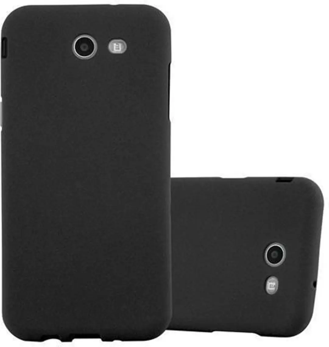 Cadorabo Hoesje geschikt voor Samsung Galaxy J5 2017 US Version in FROST ZWART