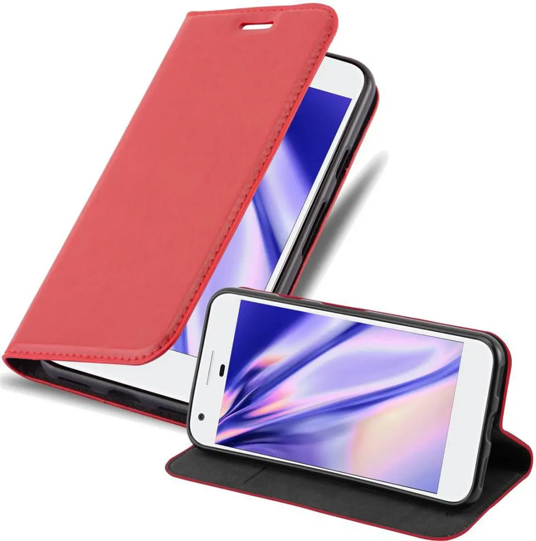 Cadorabo Hoesje geschikt voor Google PIXEL in APPEL ROOD