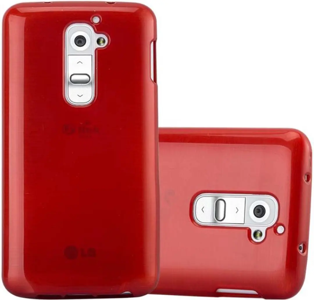 Cadorabo Hoesje geschikt voor LG G2 in ROOD