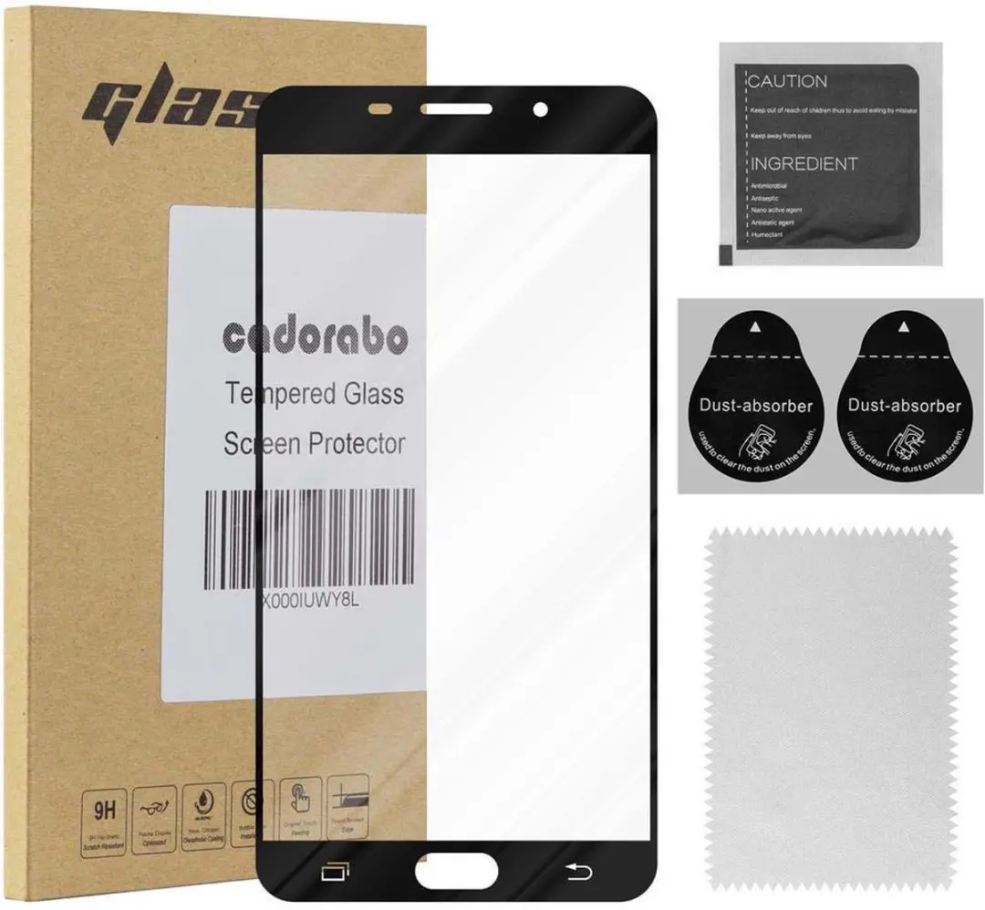 Cadorabo Screenprotector geschikt voor Samsung Galaxy A9 2016 Volledig scherm pa