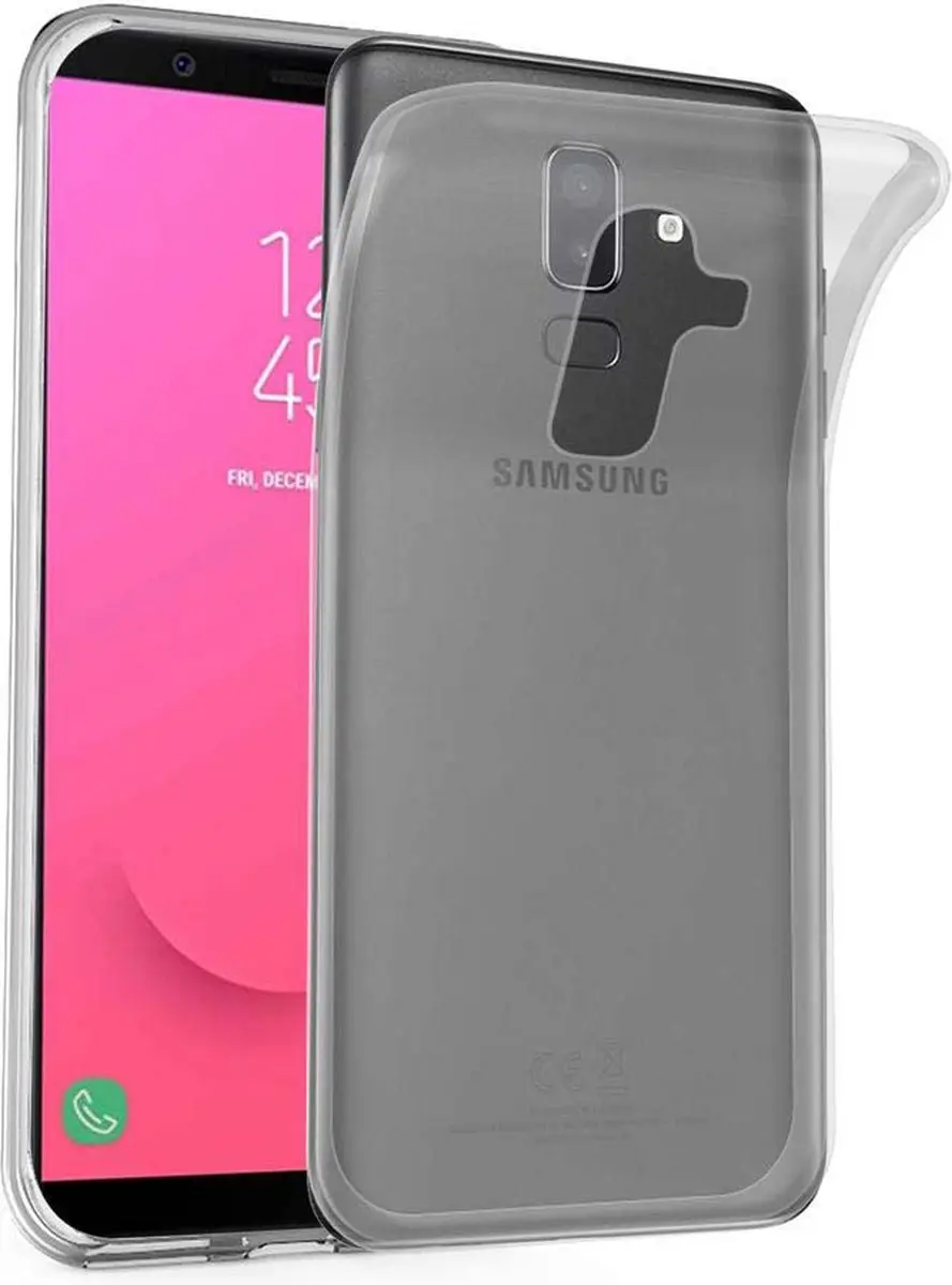 Cadorabo Hoesje geschikt voor Samsung Galaxy J8 2018 in VOLLEDIG TRANSPARANT