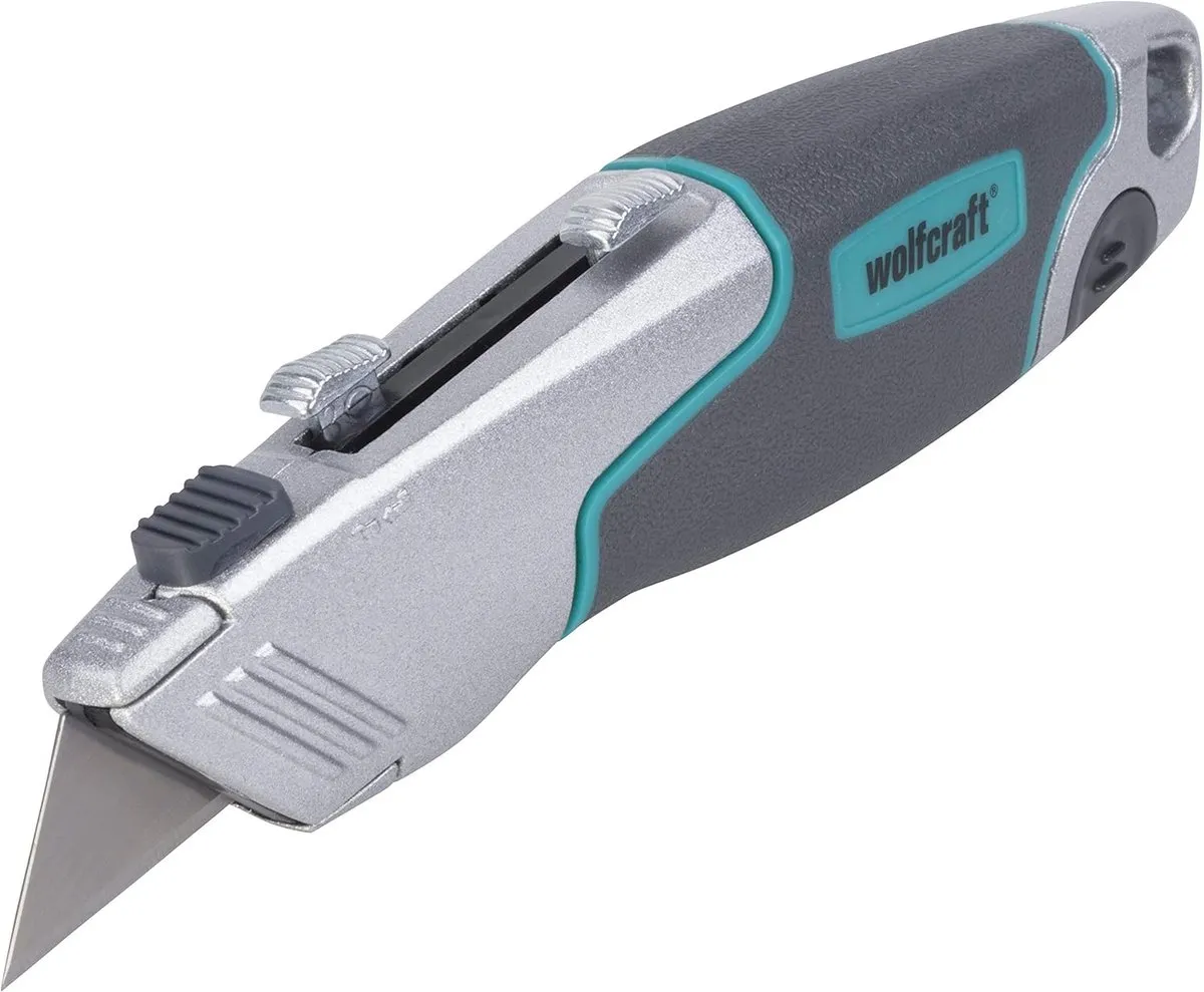 Wolfcraft Professioneel Mes 4200000 - 4 Reservemesjes - Metaal/Staal