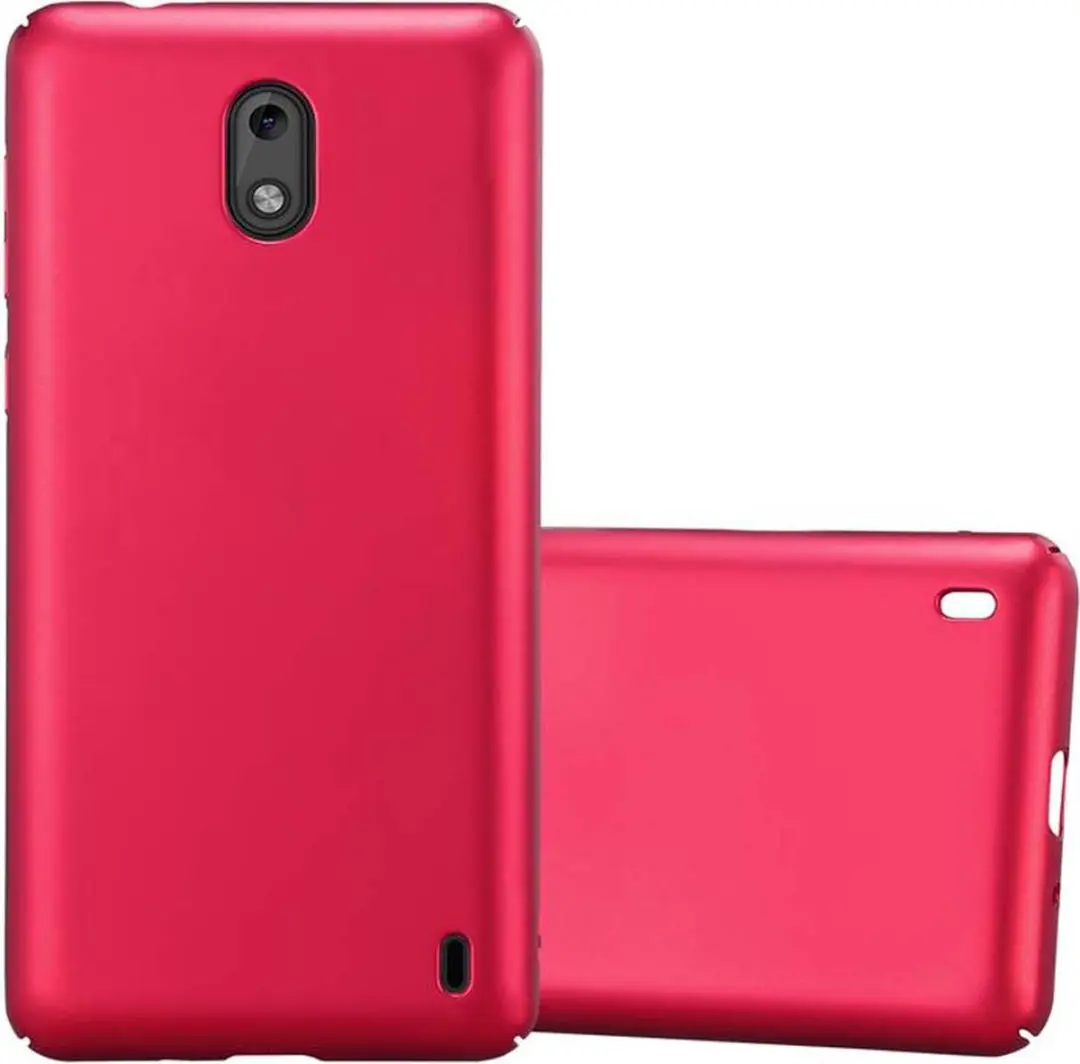 Cadorabo Hoesje geschikt voor Nokia 2 2017 in METAAL ROOD