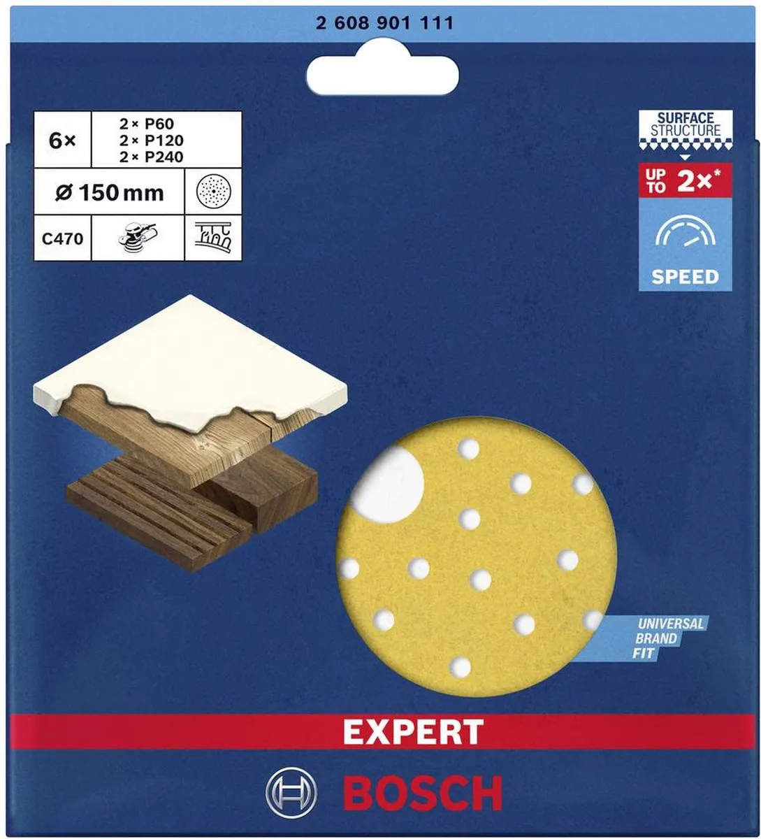 Bosch Professional EXPERT C470 Excenterschuurpapierset