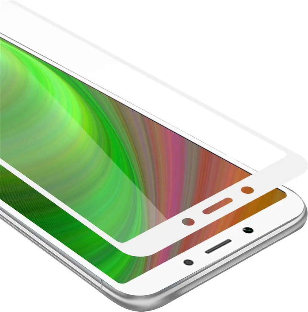 Cadorabo Screenprotector geschikt voor Xiaomi RedMi 6A Volledig scherm pantserfo