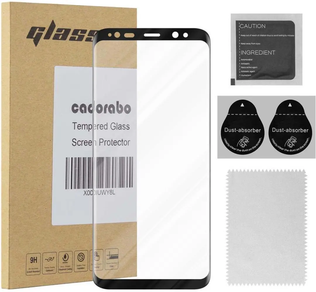 Cadorabo Screenprotector geschikt voor Samsung Galaxy S8 Pantser Film volledig z