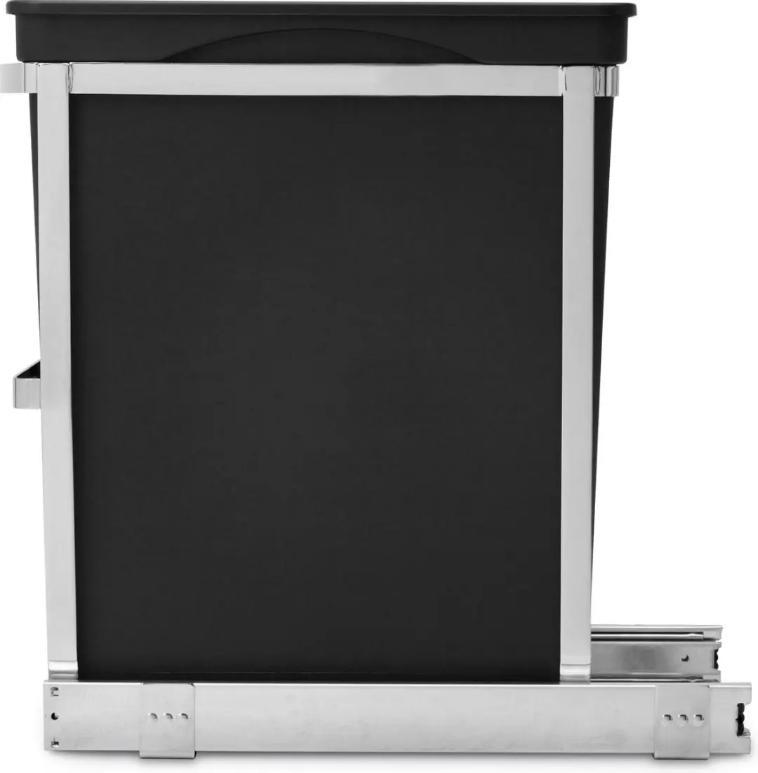 Simplehuman CW1124 Uittrekbare Afvalbak 30L - Zwart - afbeelding 2 van 6