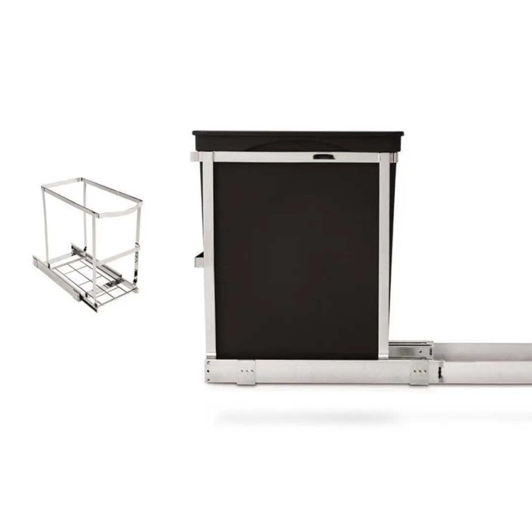 Simplehuman CW1124 Uittrekbare Afvalbak 30L - Zwart - afbeelding 6 van 6