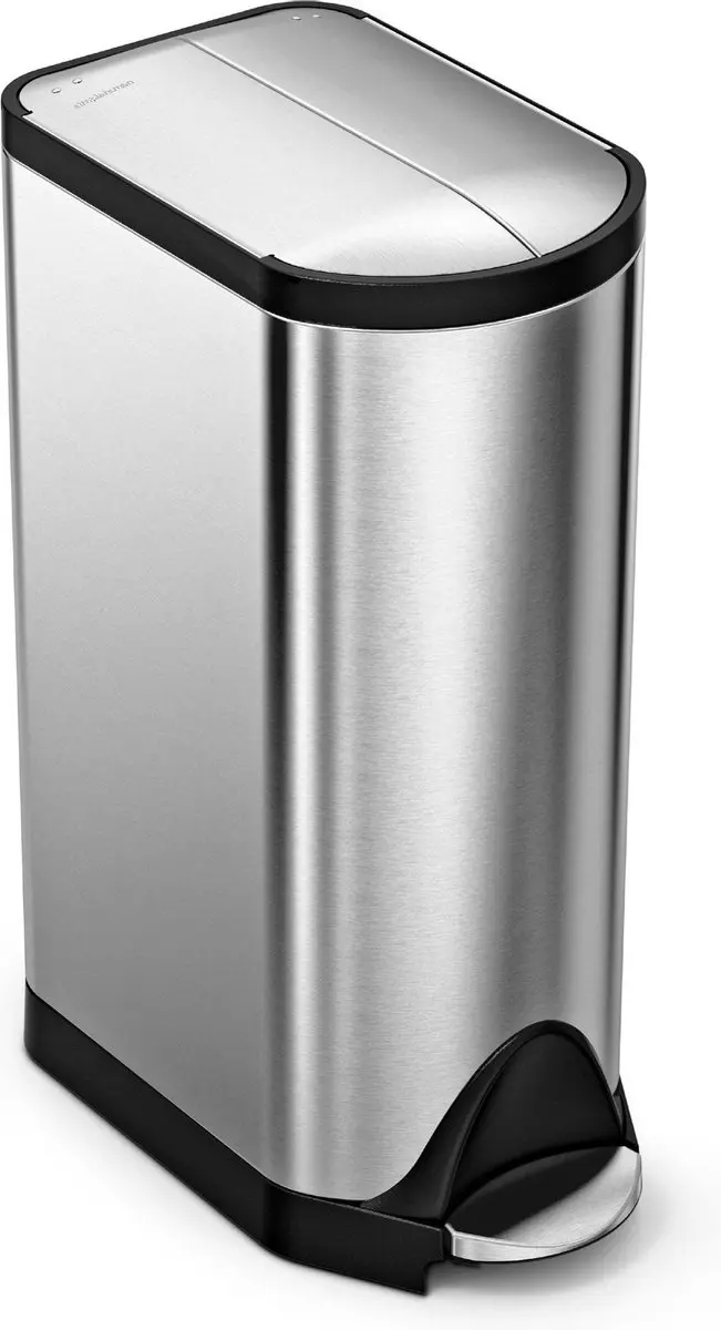 Simplehuman Butterfly Pedaalemmer - 30 l - RVS - afbeelding 2 van 6