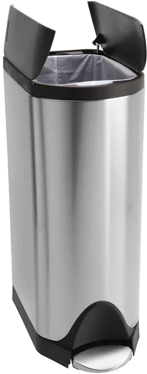 Simplehuman Butterfly Pedaalemmer - 30 l - RVS - afbeelding 4 van 6