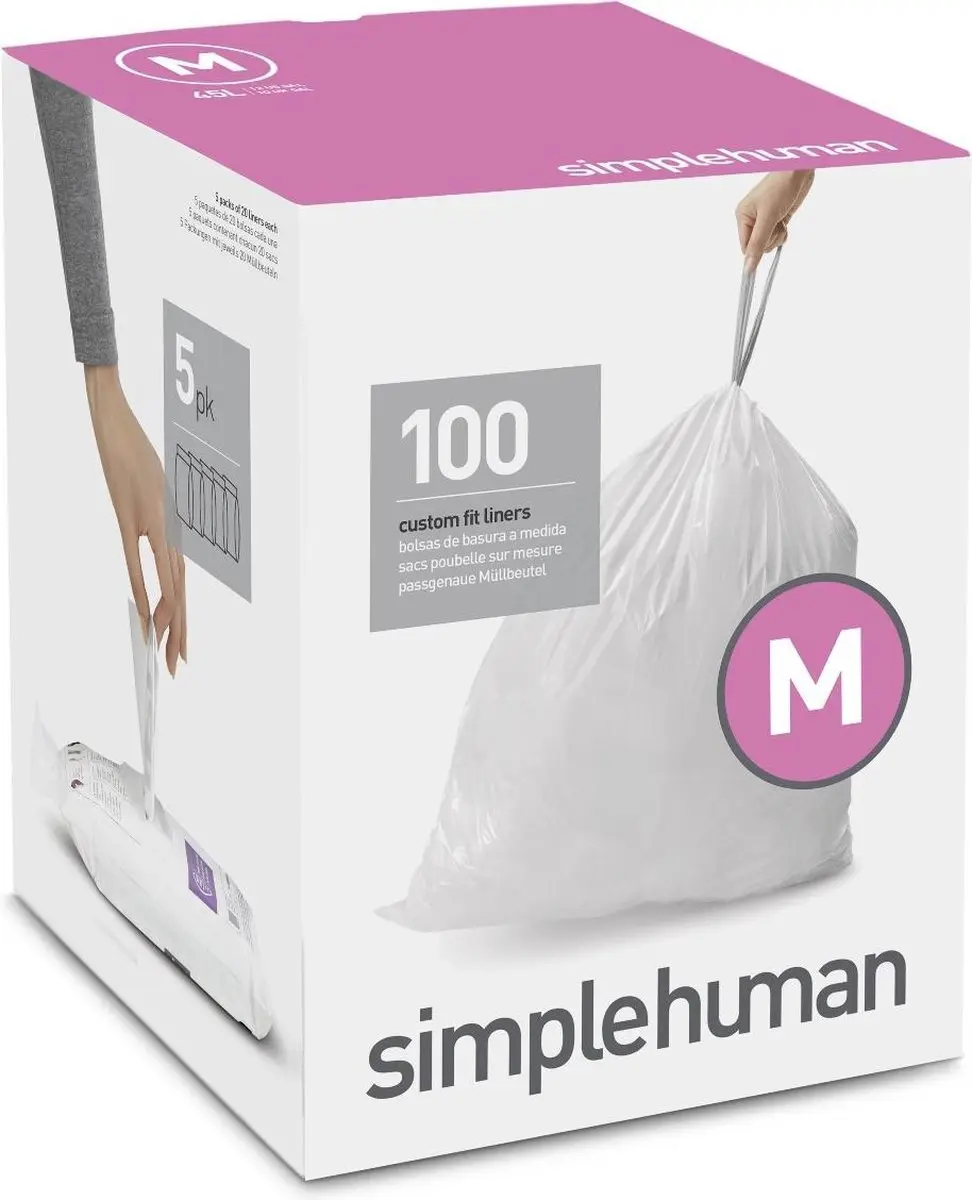 Simplehuman afvalzakken code M