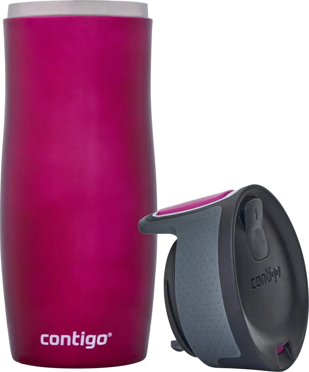 Contigo West Loop Autoseal Thermosbeker 470ml - Raspberry - afbeelding 3 van 6