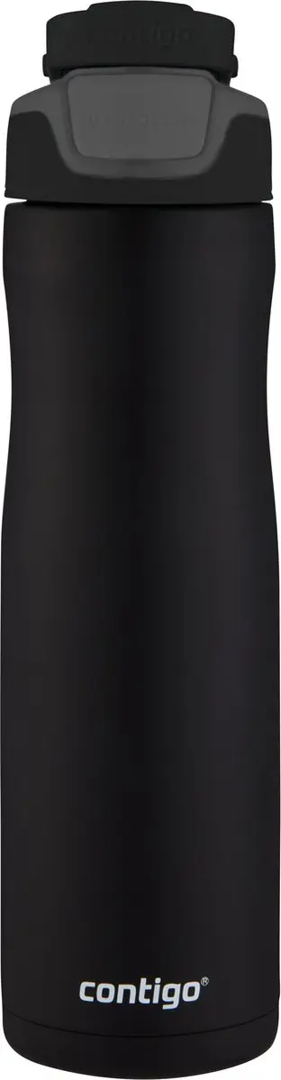 Contigo Autoseal Chill Drinkfles 720ml - Matzwart - afbeelding 2 van 6