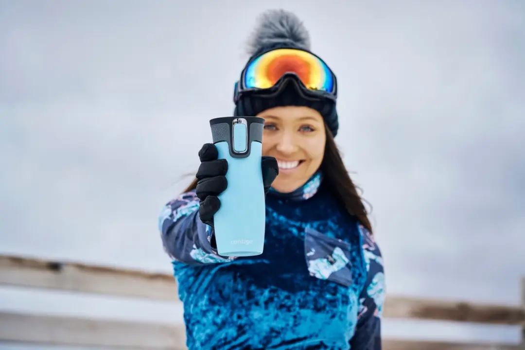 Contigo West Loop Autoseal Thermosbeker 470ml - Iced Aqua - afbeelding 5 van 6