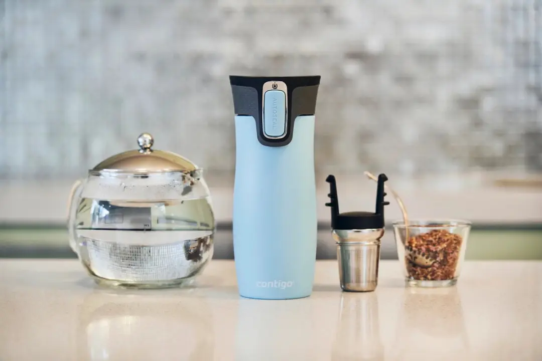 Contigo West Loop Autoseal Thermosbeker 470ml - Iced Aqua - afbeelding 6 van 6