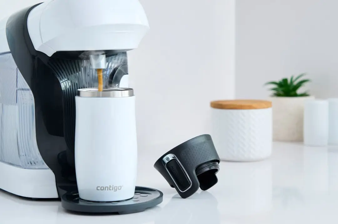 Contigo West Loop Mini Autoseal Thermosbeker 300ml - Salt - afbeelding 2 van 6