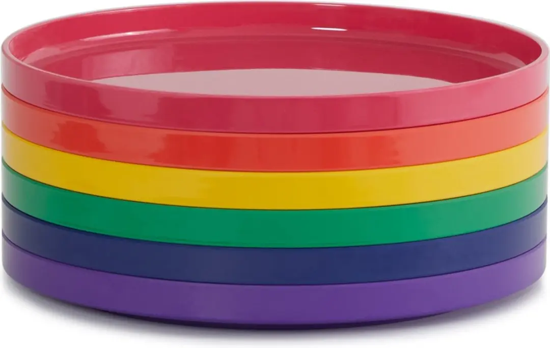Heller Max melamine borden Rainbow