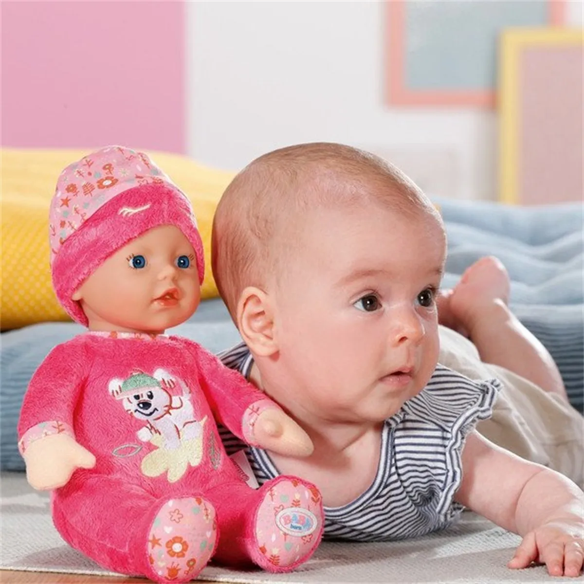 Baby Born Sleepy Babypop 30cm - Roze met Hondopdruk