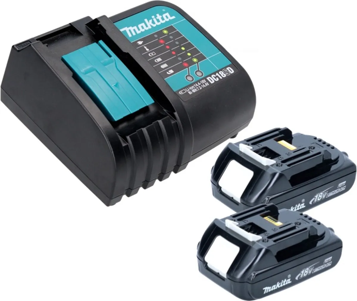 Makita DHP453SYJ Klopboormachine 18V - 42Nm - 2x 1,3Ah + Lader + Makpac - afbeelding 4 van 5