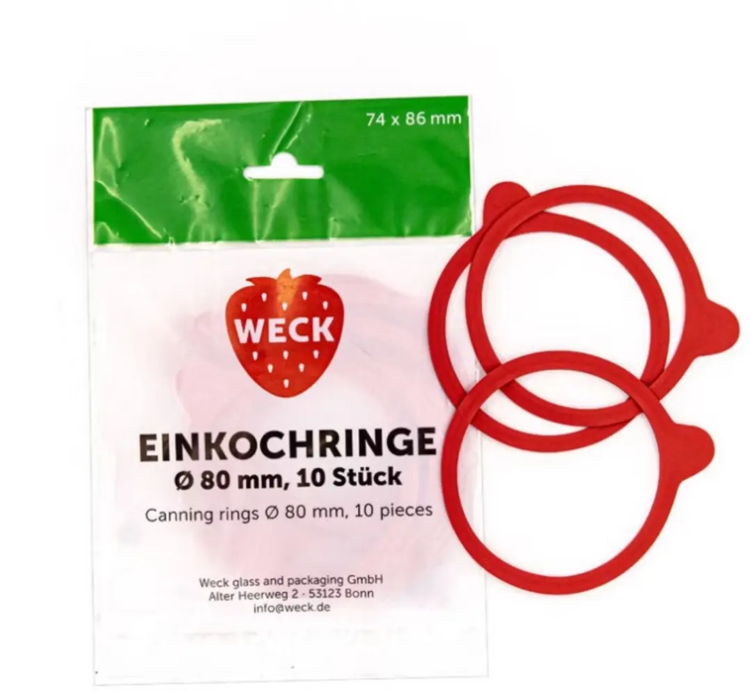 Weck RR80 Rubberen Inmaakringen 8cm