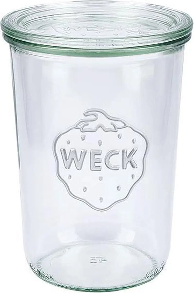 Weck STORT glas met deksel (850ml) 3/4L
