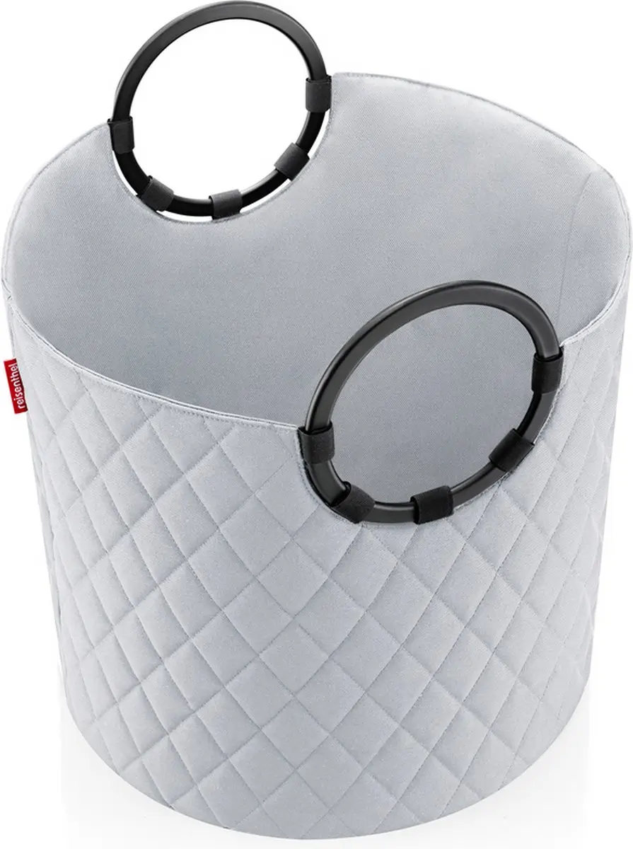 Reisenthel Loophome S Opbergmand - 35 L - Frame Rhombus Lichtgrijs - afbeelding 6 van 6
