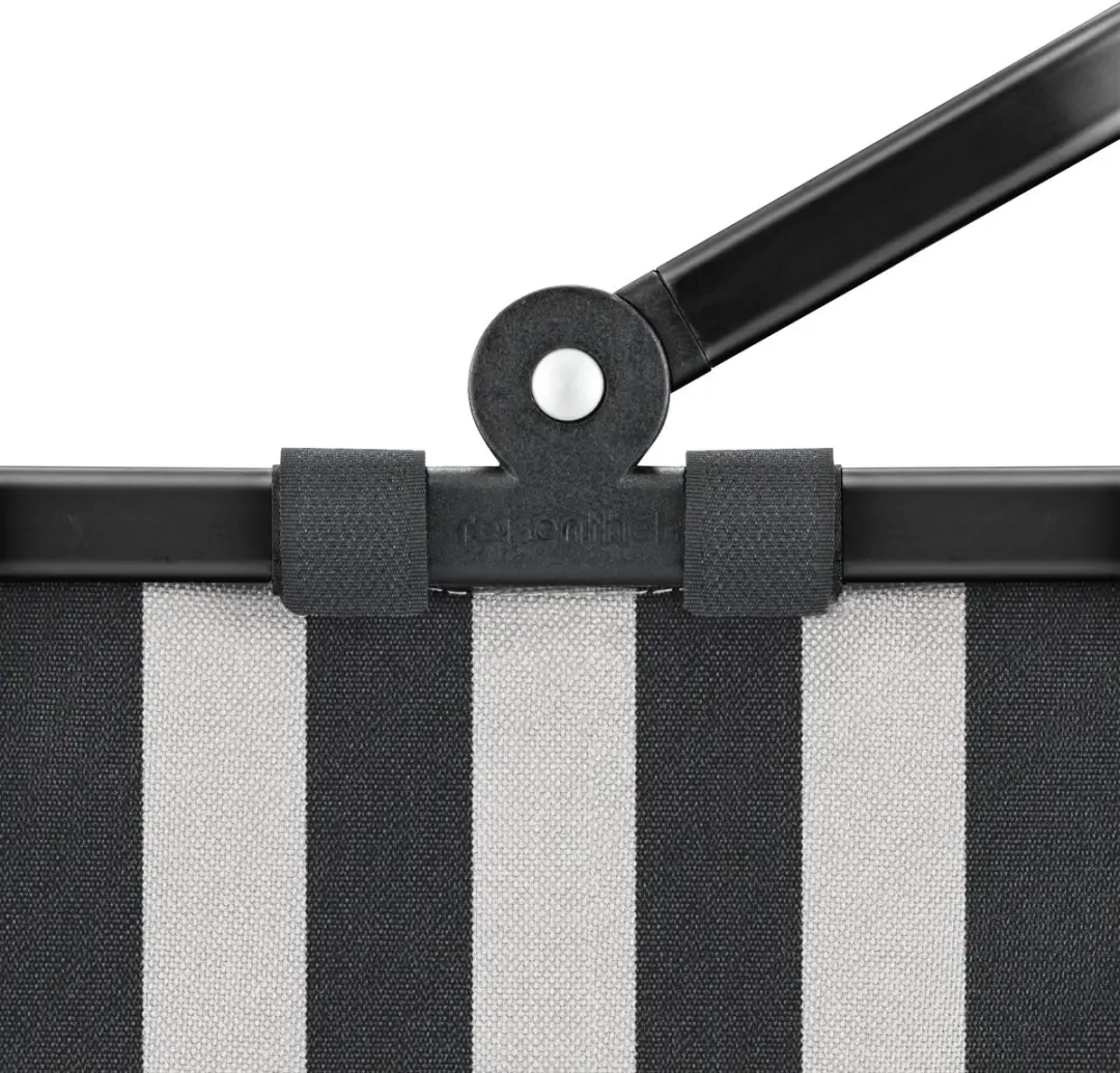 Reisenthel Carrybag XS Boodschappenmand - 5L - Summerstripes Zwart - afbeelding 3 van 6