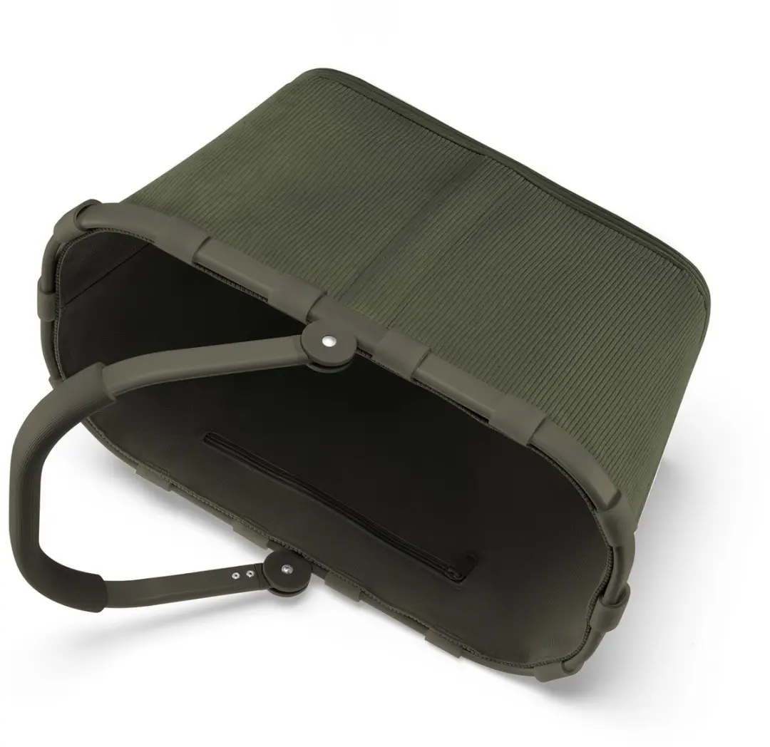 Reisenthel Carrybag Boodschappentas - 22L - Cord Dark Macha Groen - afbeelding 2 van 6