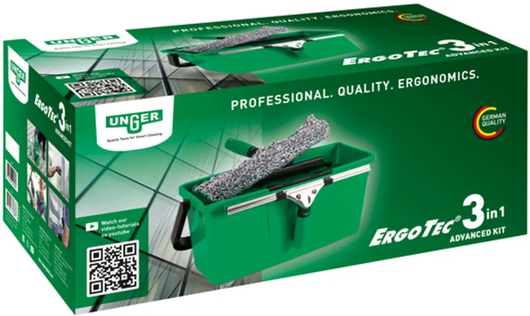 Unger ErgoTec glazenwasserset 3 in 1