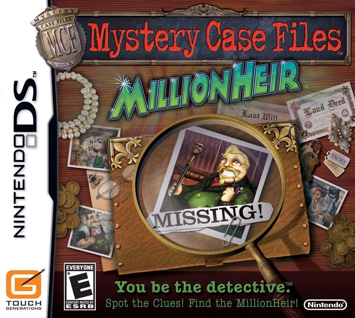 Nintendo Mystery Case Files Millionheir