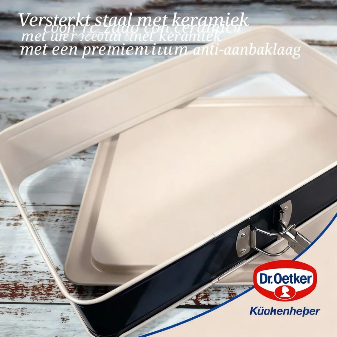 Dr. Oetker Back Trend Rechthoekige Springvorm 38x25cm - afbeelding 2 van 6