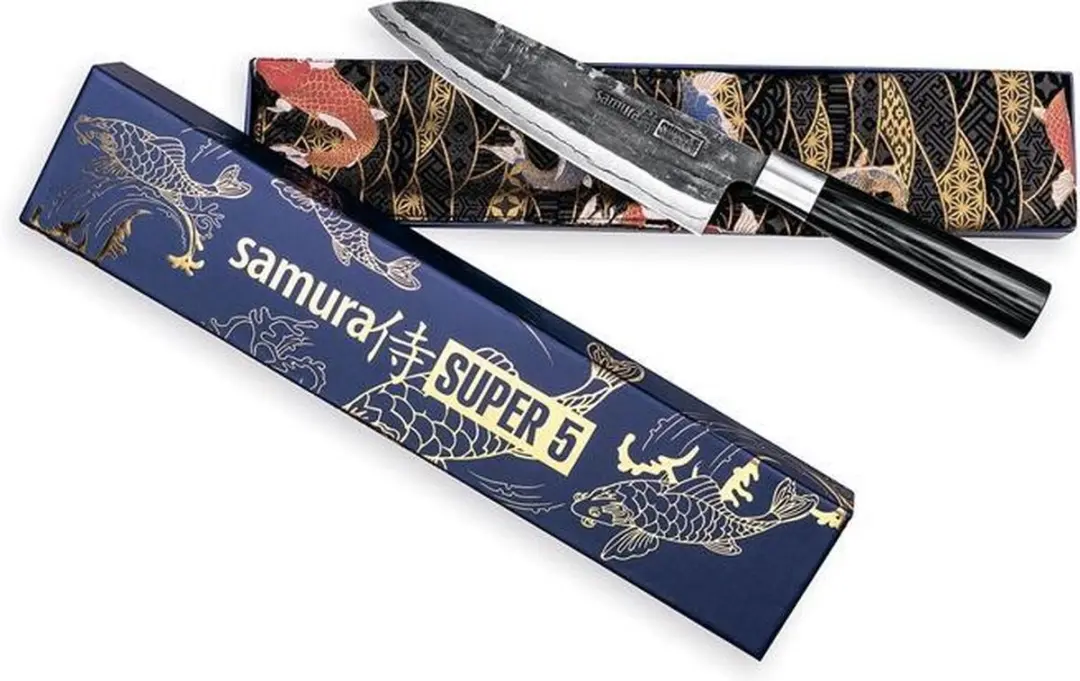 Samura Super 5 Santoku Mes SP5-0095 - Zwart - afbeelding 2 van 5
