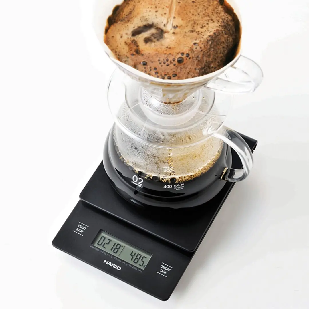Hario V60 Drip Scale Keukenweegschaal - 2kg - Zwart - afbeelding 3 van 6
