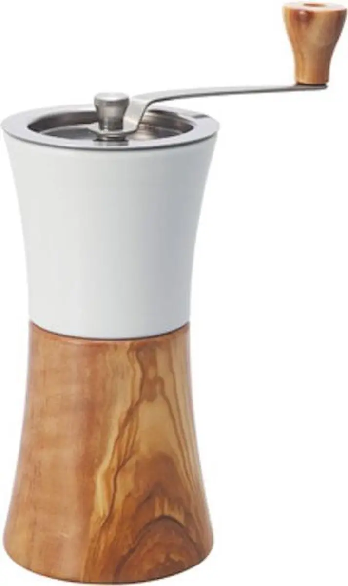 Hario Ceramic Coffee Mill Olive Wood