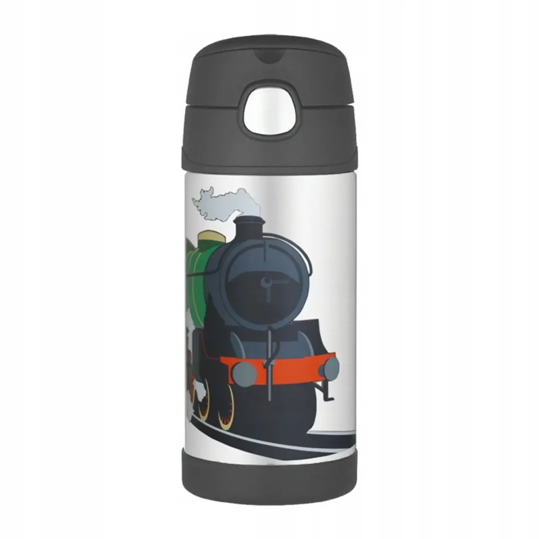 Thermos FUNTAINER kinderdrinkflessen met Rietje Trein 355ml